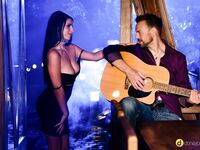 Nelly Kent Gets Fucked In Standing Position After Sucking Big Meaty Schlong