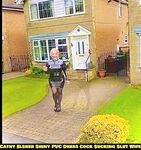 Shiny PVC Skirt Stocking High Heel Slut