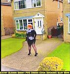 Shiny PVC Skirt Stocking High Heel Slut