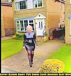 Shiny PVC Skirt Stocking High Heel Slut