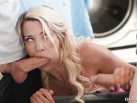 Busty Blonde Damsel Sienna Day Serves 2 Big Dicks At The Same Time