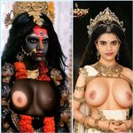 Nude Goddess Devi Durga