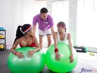 Canela Skin And Baby Nicols Lick Each Other's Pussy While Getting Fucked