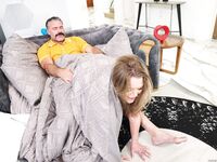 Chloe Rose Sits Her Trimmed Pussy Down On Daddy's Cock