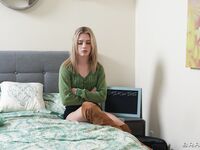 Ashlyn Angel Spreads Her Buns And Welcomes In Big Throbbing Cock