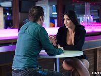 Nuria Millan Sucks Two Firm Cocks And Gets Fucked With Her Lingerie On