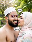 Beautiful Hijabi Arab Girl with Abdur Rahman