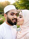 Beautiful Hijabi Arab Girl with Abdur Rahman