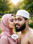 Beautiful Hijabi Arab Girl with Abdur Rahman