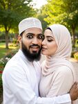 Beautiful Hijabi Arab Girl with Abdur Rahman