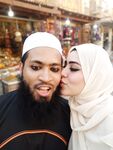 Beautiful Hijabi Arab Girl with Abdur Rahman
