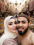 Beautiful Hijabi Arab Girl with Abdur Rahman
