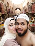Beautiful Hijabi Arab Girl with Abdur Rahman