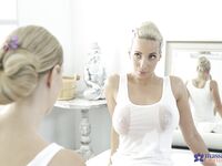 Fascinating Ladies Emily Bright Hires Florane Russel Make Love During A Massage photos (Florane Russell)