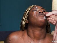 Black Silicone Whore Xeinna Rose Gets Banged By 2 Cocky Studs