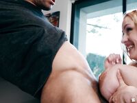 Busty Blonde Slut Zoey Uso Gets Her Shaved Cunt Drilled