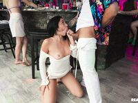 Black-haired Nympho Mira Luv Gets Fucked With Her Panties On