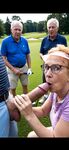 Cathy Golf Course Slut Filmed Sucking off Cock in The Rough