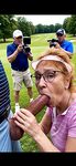 Cathy Golf Course Slut Filmed Sucking off Cock in The Rough