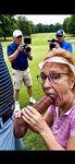 Cathy Golf Course Slut Filmed Sucking off Cock in The Rough