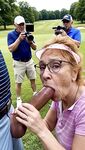 Golf Course Slut Cathy Filmed Sucking Off Cock on Fairway i
