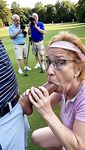 Golf Course Slut Cathy Filmed Sucking Off Cock on Fairway i
