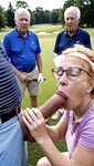 Golf Course Slut Cathy Filmed Sucking Off Cock on Fairway i