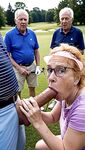 Golf Course Slut Cathy Filmed Sucking Off Cock on Fairway i