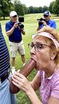 Golf Course Slut Cathy Filmed Sucking Off Cock on Fairway i