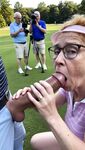 Golf Course Slut Cathy Filmed Sucking Off Cock on Fairway i