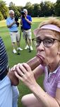 Golf Course Slut Cathy Filmed Sucking Off Cock on Fairway i