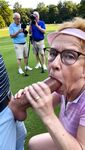 Golf Course Slut Cathy Filmed Sucking Off Cock on Fairway i