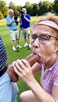 Golf Course Slut Cathy Filmed Sucking Off Cock on Fairway i
