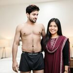 Nil Rheo and his wife