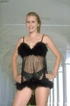 Sheer Babydoll With Fur Stripped And Anna Swisskov Demonstrates Her Naked Charms.