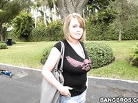 Huge Breasted Lady Brandy Taylor Gets Fucked Hard After Some Poolside Fun