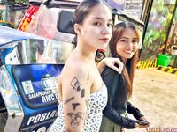 Marygold Cantutan And Snow Basa On Trike Patrol - Set 1