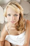 Blonde Teen Eve Luv Uncovers The View On Her Adorable Tan Lined Nude Body