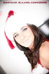 Pink Pussy Brunette Taylor Allure In Christmas Hat Milks A Cock With Her Mouth