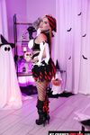 Busty Halloween Slut Cubbi Thompson Gets Fucked Through The Hole In Her Fishnets photos (Quinton James)