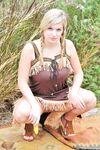 Juicy Breasted Blonde Danielle FTV In Braids Strips Naked In The Open Air photos (Danielle Delaunay)