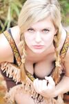 Juicy Breasted Blonde Danielle FTV In Braids Strips Naked In The Open Air photos (Danielle Delaunay)