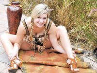 Juicy Breasted Blonde Danielle FTV In Braids Strips Naked In The Open Air photos (Danielle Delaunay)