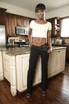 All-natural Ebony Ana Foxxx Is Having Fun In The Kitchen photos (Lotus Lain)