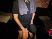 Danish swinger Horny Red in gangbang party