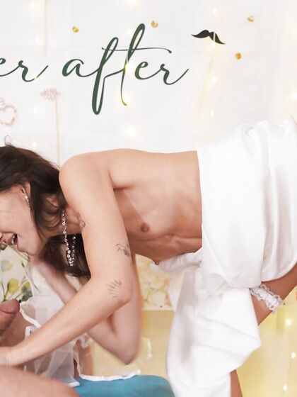 Skinny Bride Liz Jordan Gets Gangbanged Before The Wedding