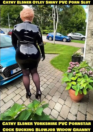 Shiny Tight PVC Plastic Dress High Heels Stocking Slut