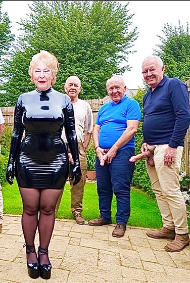 Shiny PVC Dress High Heels Slut