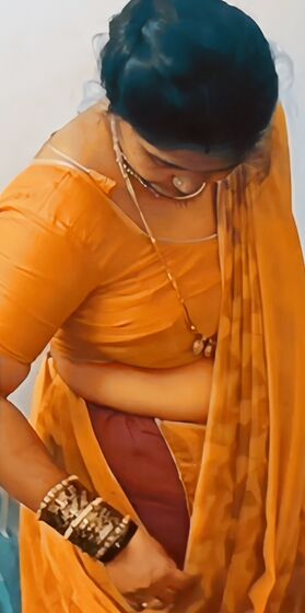 Spy saree xxx