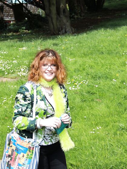 Mature Wife marlene in the woods.